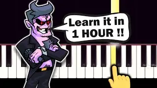 Friday Night Funkin - Dad Battle - VERY EASY Piano tutorial