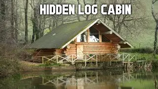 Sleeping in a Log Cabin in the English Countryside
