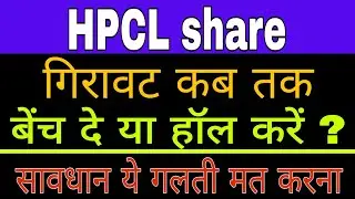 HPCL share latest news today || HPCL share analysis today