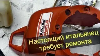 Бензокоса Oleo - Mac Sparta 25 (олео мак спарта 25). Ремонт.  Замена поршневого кольца