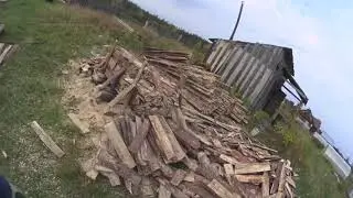 Горбыль на дрова. Способ как много и быстро и удобно превратить горбыль в дровишки. Горбыль в щепки!