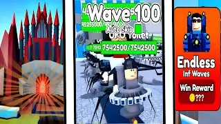 ✨ ОБНОВА! Новый БЕСКОНЕЧНЫЙ Режим и НОВАЯ КАРТА Endless Режим в Toilet Tower Defense РОБЛОКС ROBLOX