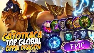 GATOTKACA BEST BUILD 2024 (ONE HIT BUILD) | GATOTKACA  GAMEPLAY | MOBILE LEGENDS