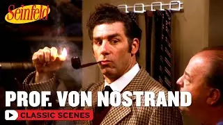 Kramer Invents Professor Von Nostrand | The Nose Job | Seinfeld