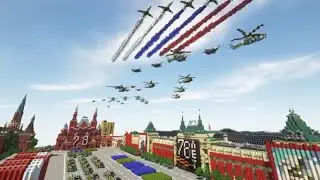 Парад Победы в Minecraft