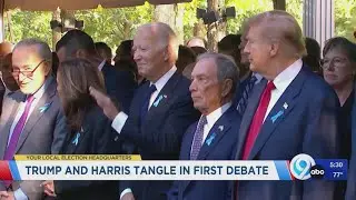 Trump and Harris tangle in first debate