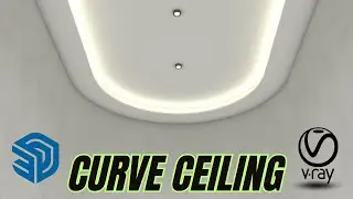 How to make curve ceiling in sketchup | Sketchup | Vray setting