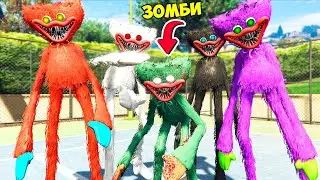 БРАТЬЯ НАШЛИ ЗОМБИ ХАГГИ ВАГГИ Poppy Playtime в ГТА 5 МОДЫ! ОБЗОР МОДА в GTA 5 ВИДЕО ПОППИ ПЛЕЙТАЙМ
