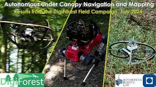 Autonomous Under Canopy Navigation & Mapping in Forests (DigiForest @ Stein am Rhein, Switzerland)