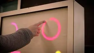 touch screen made of wood