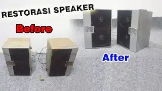 Restorasi Speaker Pasif 3 Way Speaker System 10 Watt