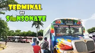 Como es la terminal de Buses de Sonsonate en El Salvador YS SV SVL