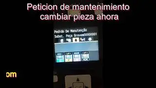 🖨️Service program F6300 F6340 F6350 F6360 F6370 6380 Peticion de mantenimiento cambiar pieza ahora ✅