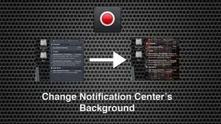 Change Notification Centre Background - Mac OS X
