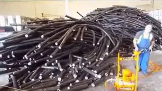 Заготовка цветмета в промышленных масштабах.