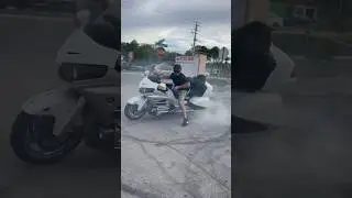 Drifting A Honda Goldwing 1800cc