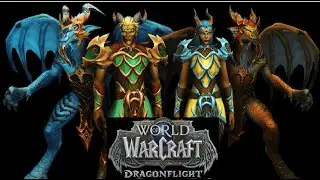 WoW Dragonflight - NEW Race Dracthyr Early Preview Customizations