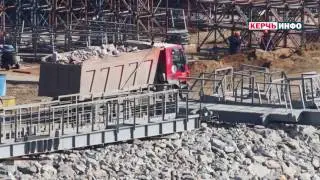Строительство Керченского моста 24 февраля