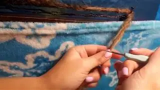 Дреды из кос | Как сделать фактурные дреды с кочками?