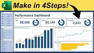 How to Make an Interactive Excel Dashboard in 4 Steps