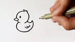 Zo teken je een Eendje! | Doodle Dag #42