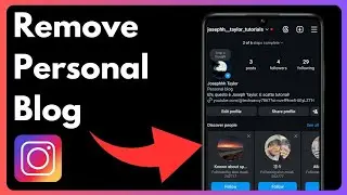 How To Remove Personal Blog From Instagram (2024)