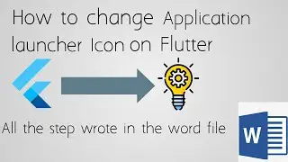 How to Change Application launcher ICON on flutter |Flutter Tutorial |Shreya's Stuff