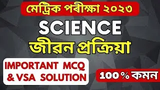 HSLC Exam 2023 Science Common MCQ & VSA | CHAPTER 6 | SEBA HSLC 2023 Science Common Question