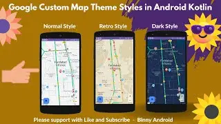 custom map, map theme style| Json with map them style|customize google map colors