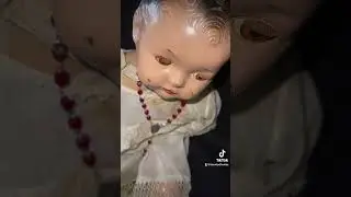 Haunted doll Blessed #haunted #horror #creepy #scary