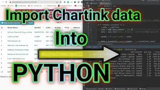 Import chartink Screener into Python