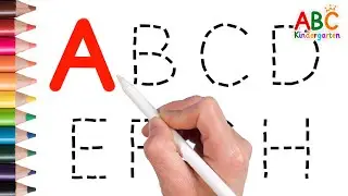 ABC for Kids | Write along the alphabet | A to Z | how to read the alphabet