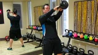 Get JACKED in 15 MINS!!! QUICK Kettlebell Workout!