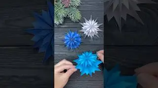 3D Christmas Snowflake | Christmas Craft | Christmas Decor