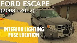 Ford Escape - INTERIOR / CEILING LIGHTS FUSE LOCATION (2008 - 2012)