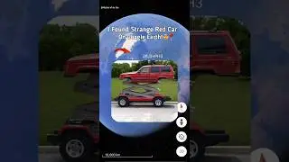 Strange Red Car Found On Google Earth and Google Maps! 😰📍