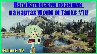 Нагибаторские позиции на картах WOT #10.
