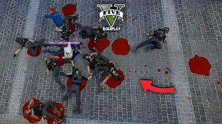 SEKELOMPOK GANGSTER MERATAKAN SATU BATALYON POLISI !! GTA V ROLEPLAY