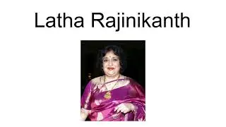 Latha Rajinikanth
