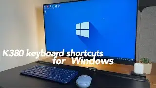 Logitech K380 keyboard shortcuts for Windows pc/laptop