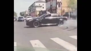 BMW M5 e60 drifting acceleration donuts