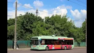 Поездка на троллейбусе бкм 321 борт.номер 2246 маршрут номер 19