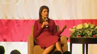 Former U.S. Ambassador Nikki Haley addresses conflict in Syria during Bellevue visit