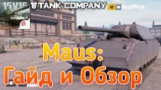 MAUS: ОБЗОР И ГАЙД, Крепыш или Нудная черепаха ? 🤨😨🔥/ tank company