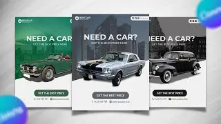 Easy Tutorial: How to Design Car Rentals Social Media Banner in Canva