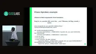 SUSE Labs Conference 2019 - Live debugging with ftrace