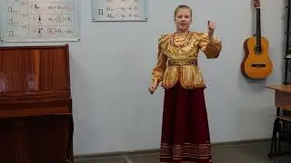 Масленица - небылица (фрагмент обряда).  Исполняет Дударенко Евангелина
