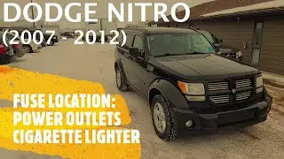 Dodge Nitro - POWER OUTLET / CIGARETTE LIGHTER FUSE LOCATION (2007 - 2012)