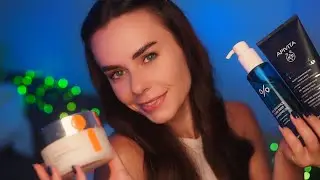 АСМР МНОГО БЛИЗКОГО ШЕПОТА Перед СНОМ 😴 Мой УХОД За КОЖЕЙ 🥰 ASMR WHISPER Before SLEEP