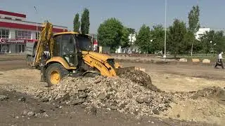 Идет благоустройство Центральной площади